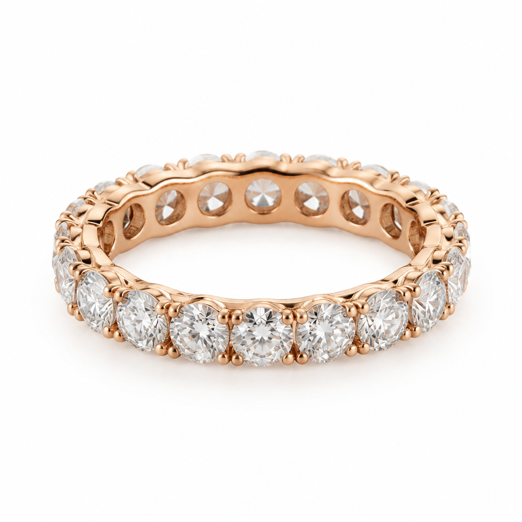 Rose Gold Eternity Band