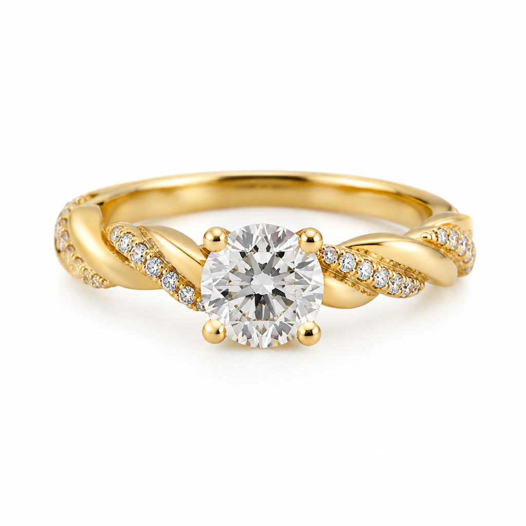 Twisted Diamond Band